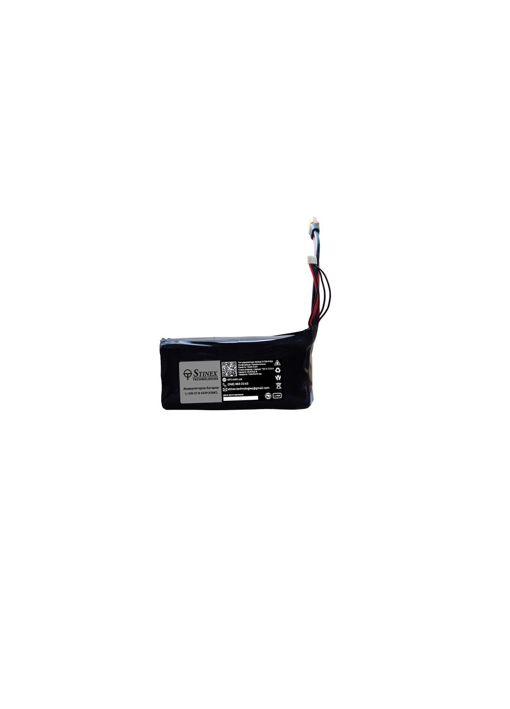 Акумуляторна збірка ST-B 42MC(6s3p) Li-ion Molicel P42А 21700 12600mAh 22.2V 135A Stinex (398943100)