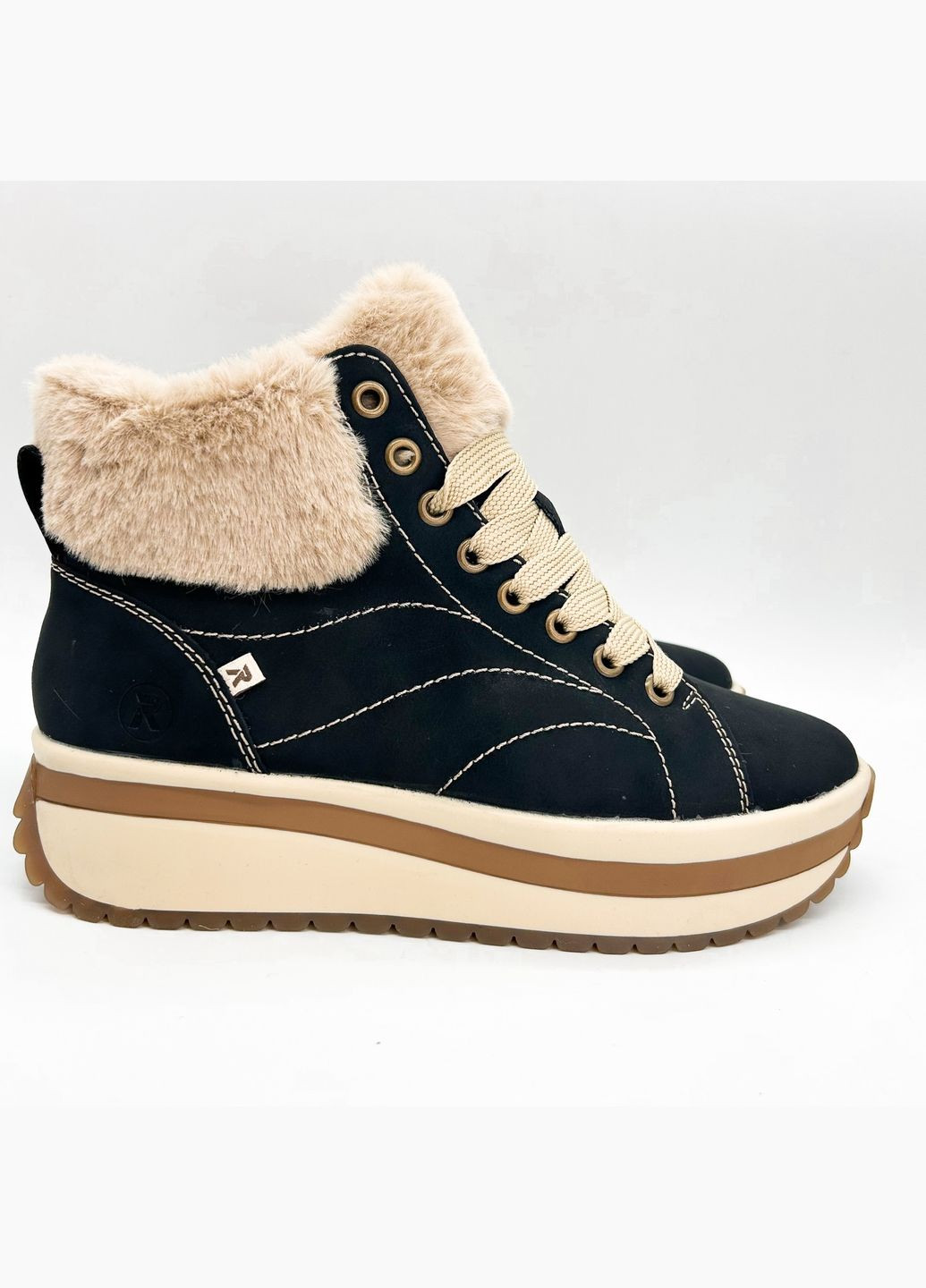 Черевики (р) Нубук 0-1-1-W-0961-01 Rieker (304214699)