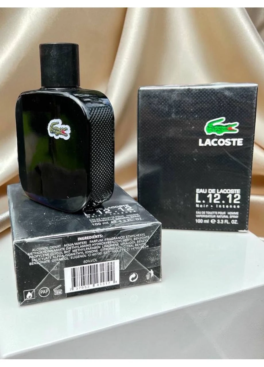 Туалетная вода мужская Lacoste Eau De Lacoste L.12.12 Noir Intense 100 мл No Brand (397340265)
