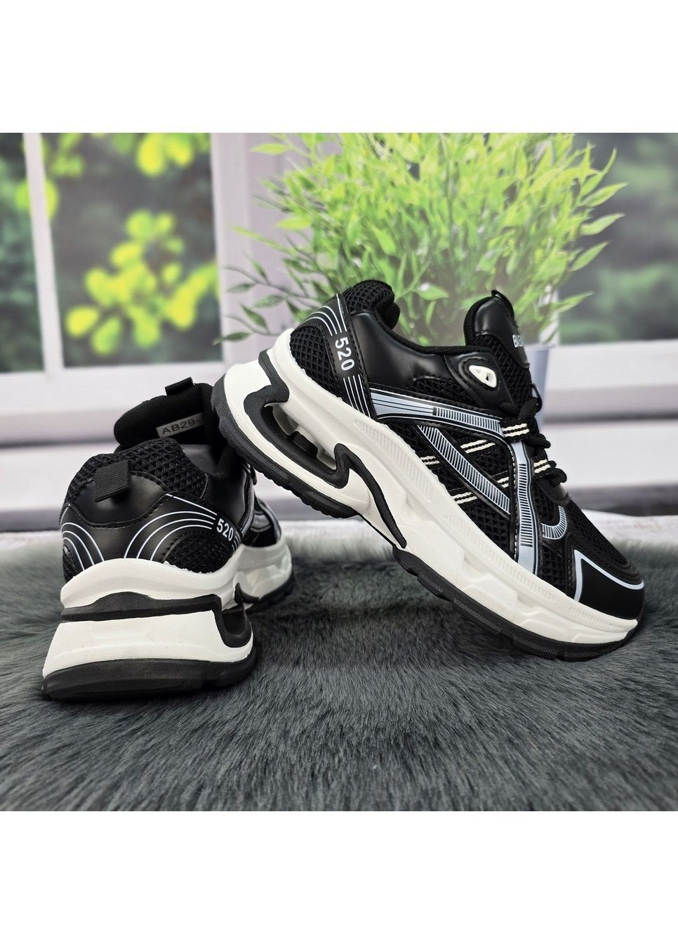 Кроссовки женские Lady Lily чёрные демисезоны (322187638)