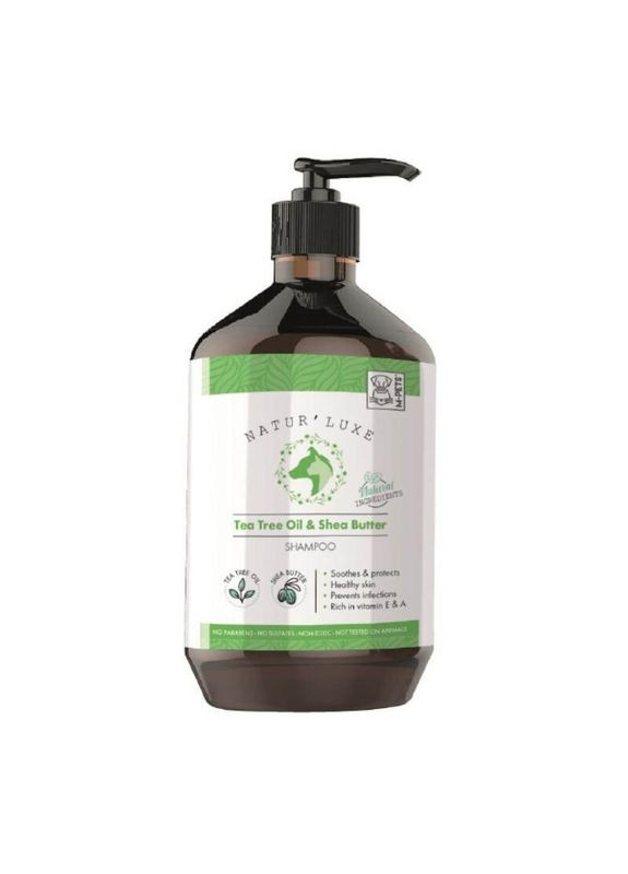 Шампунь з маслом чайного дерева та маслом ші для собак Natur'Luxe Tea Tree Oil&Shea Butter Shampoo - 500 мл M-Pets (327391502)