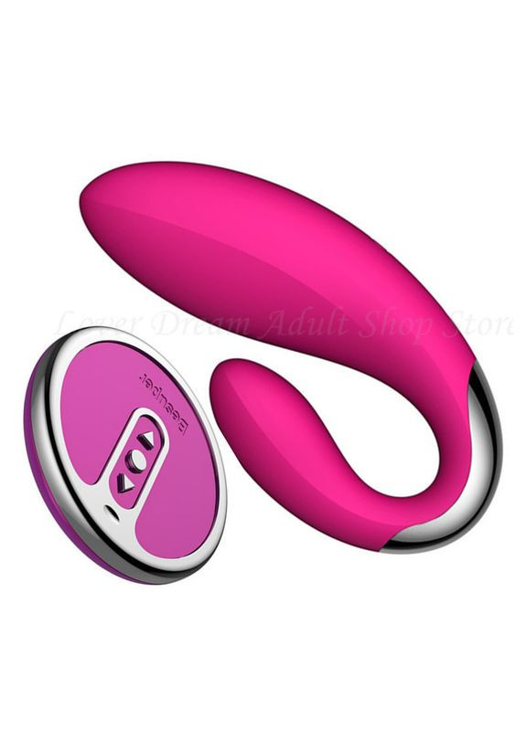 Вибратор для пары мощный We-Wibe 8 Plus два мотора с пультом на аккумуляторе для клитора и точки G Розовый Roger (303880340)
