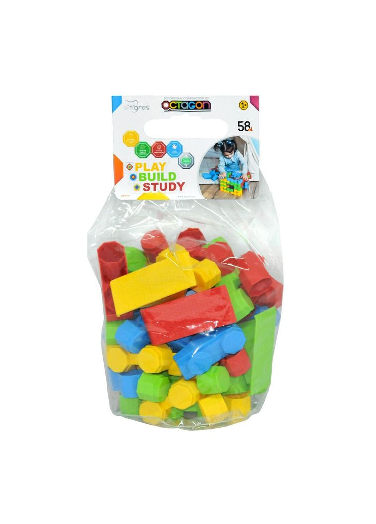 Конструктор "Octagon" 58 эл. в пакете, (39777) Tigres (333207746)