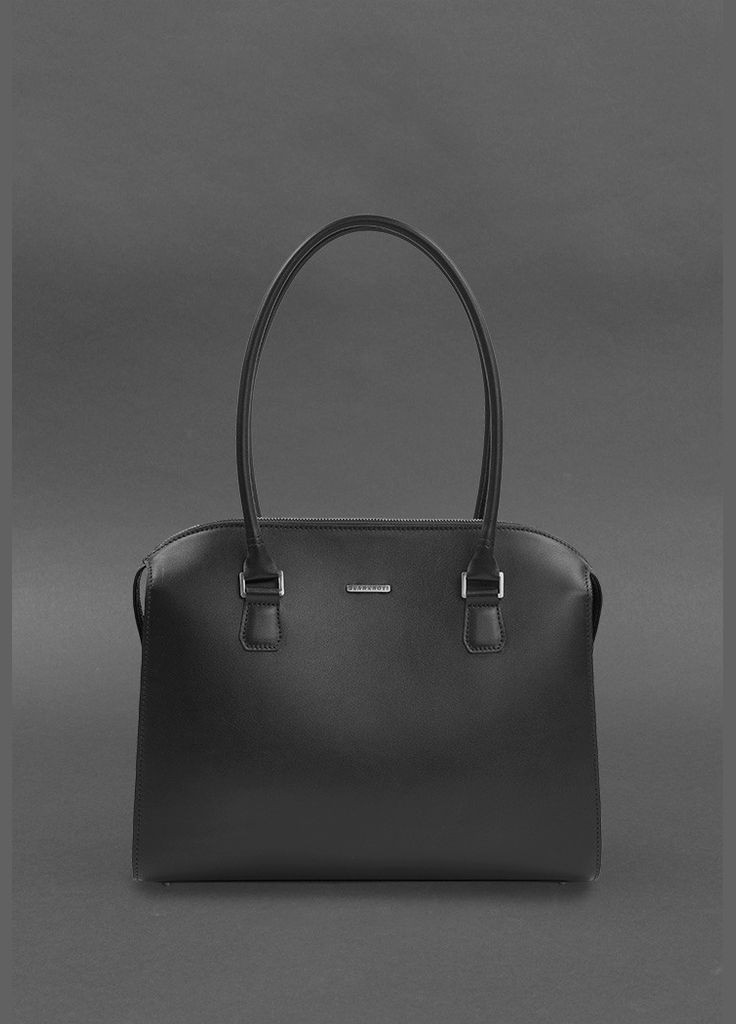 Женская кожаная сумка Business черный Краст (A-028515) BlankNote (327874103)