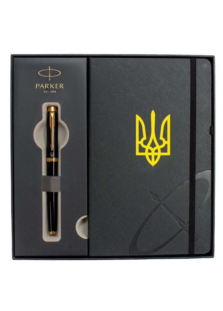 Набір IM 17 UKRAINE Black GT RB ролер + блокнот 22022b24_T001y Parker (316468740)