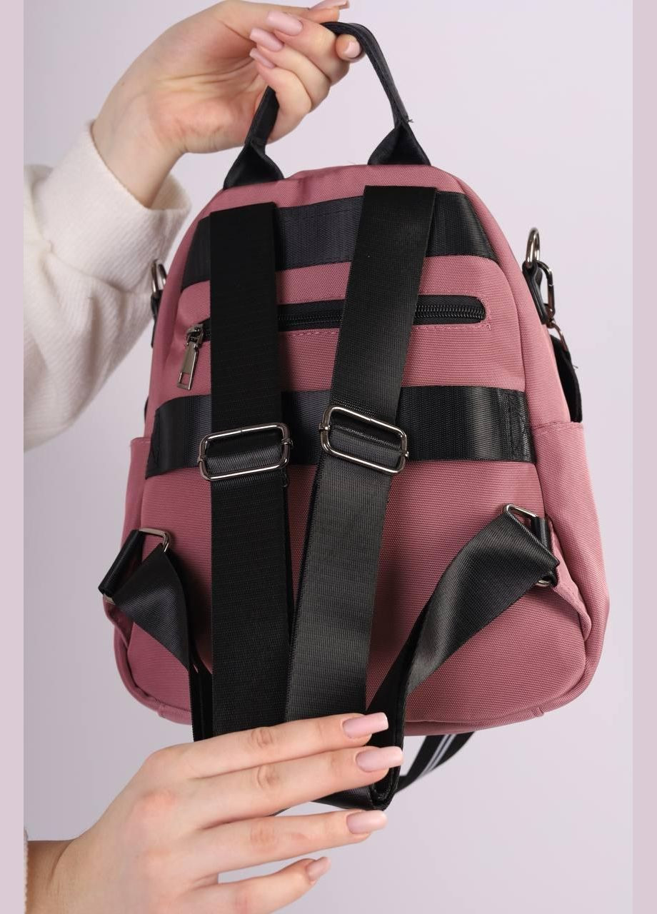 Рюкзак женский розовый из плащевой ткани No Brand Рюкзак для міста (331765941)