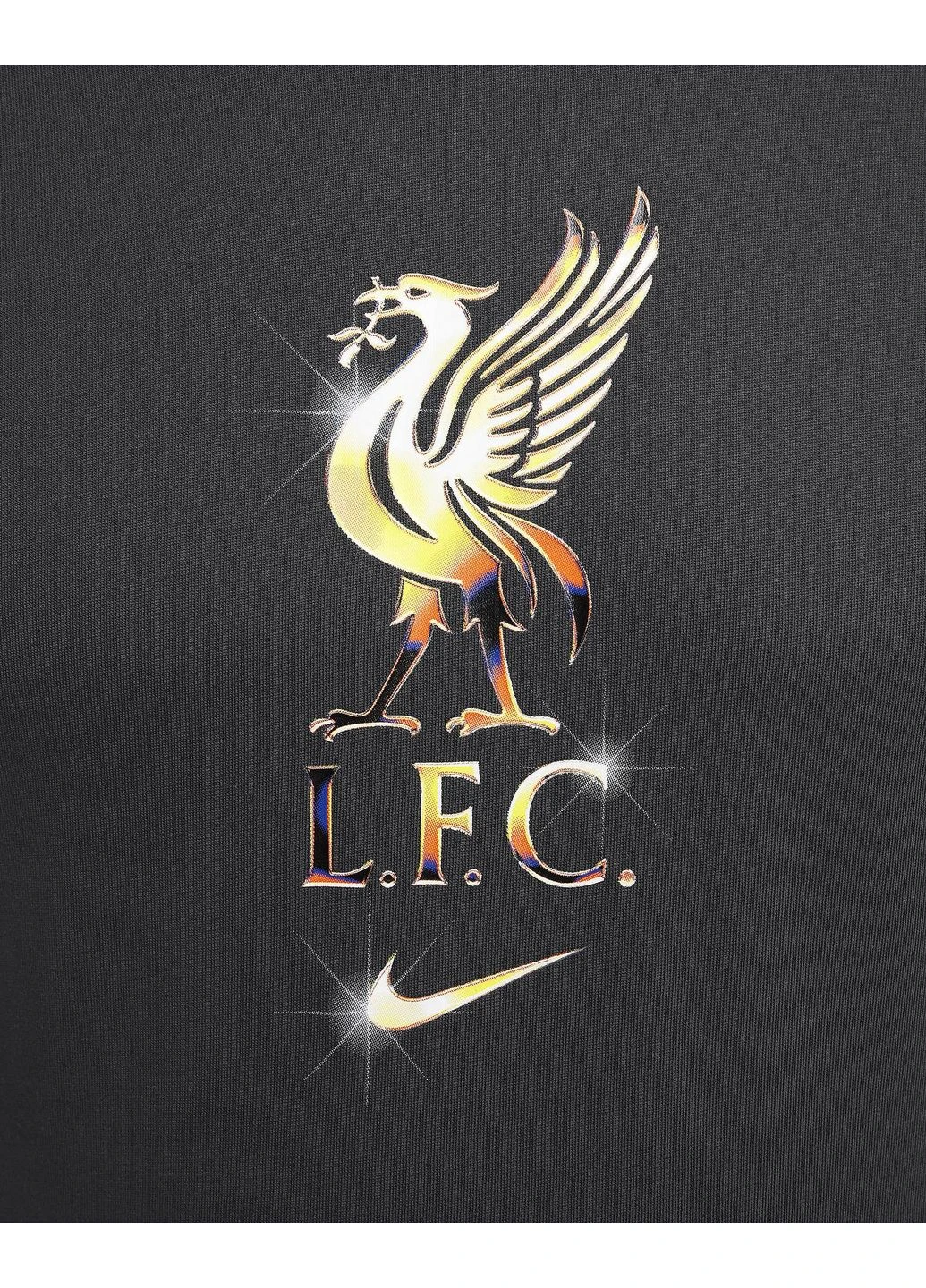 Серая футболка lfc nk crest grey hq0266-070 Nike