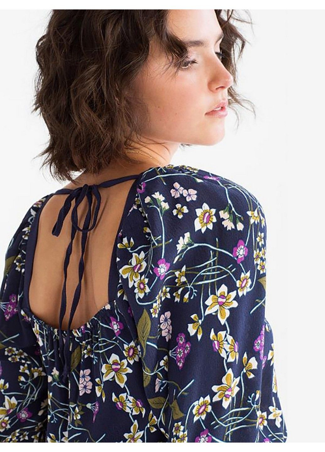 Тёмно-синяя блуза C&A