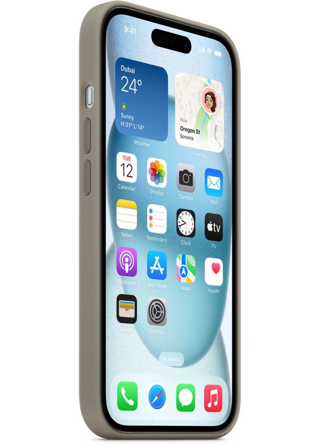 Чохол-накладка Silicone Case with MagSafe для iPhone 15 Black (MT0J3) Apple (361031892)