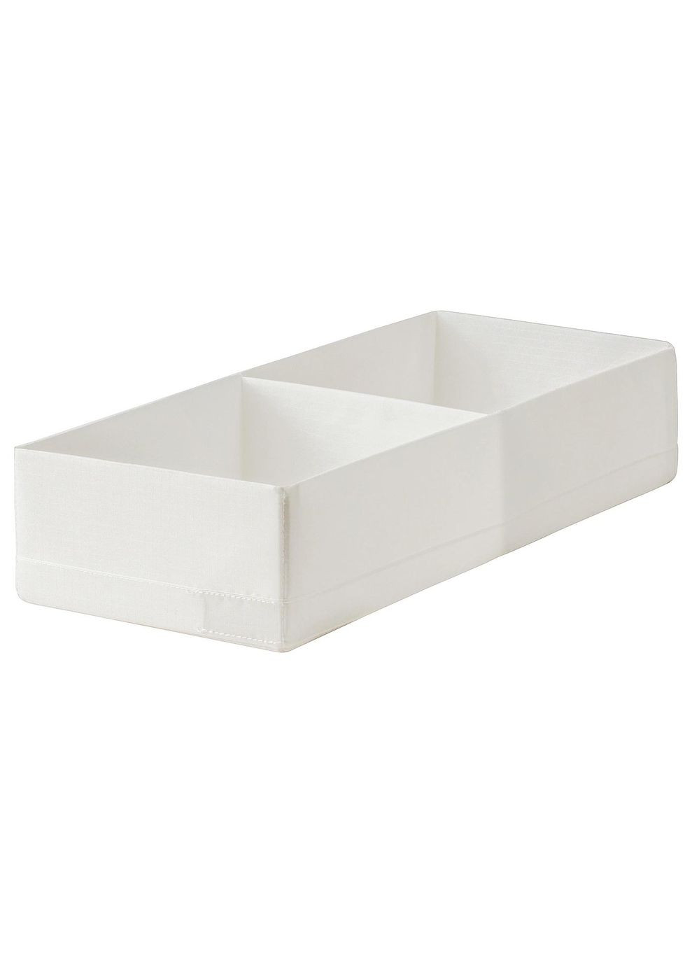 Ящик з відділеннями ІКЕА STUK 20х51х10 см білий (60474430) IKEA (267898822)
