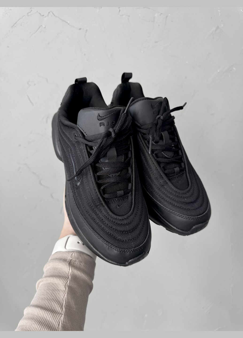 Чорні Осінні кросівки чоловічі і жіночі nike air max portal black | найк аір макс портал чорні No Brand