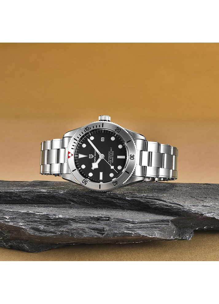 Чоловічий годинник Pagani Design 1709 Silver-Black PD (356173329)