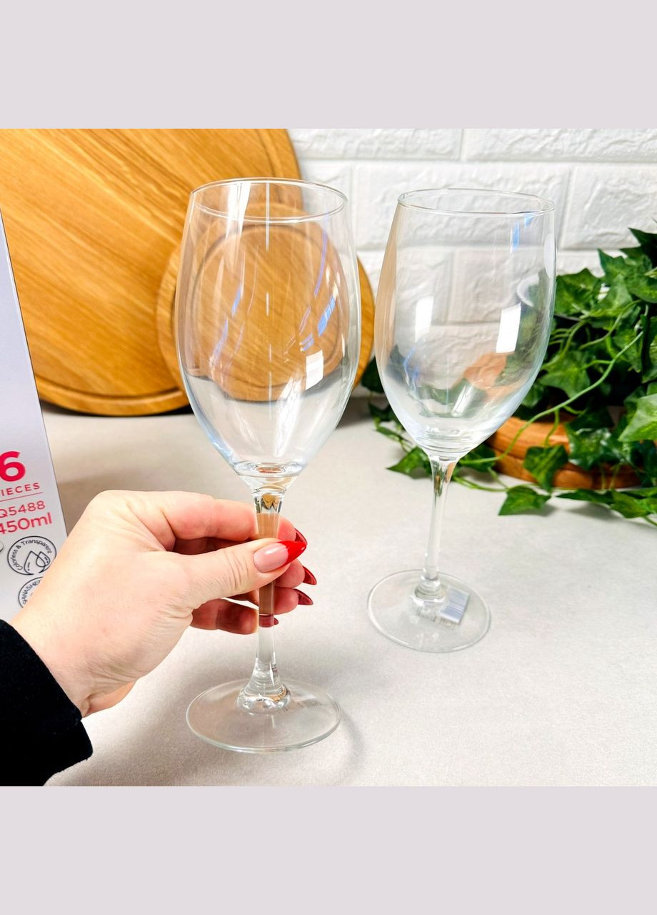 Набор бокалов для вина 450 мл 6 шт Luminarc (303137964)