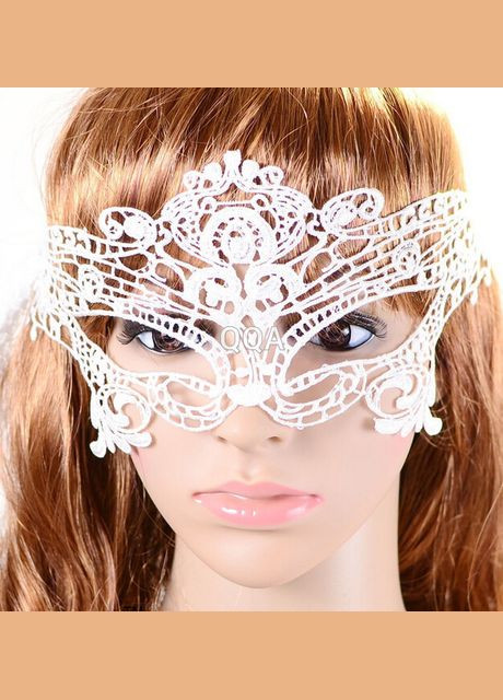 Кружева маска для вечеринки белого цвета China (317747360)
