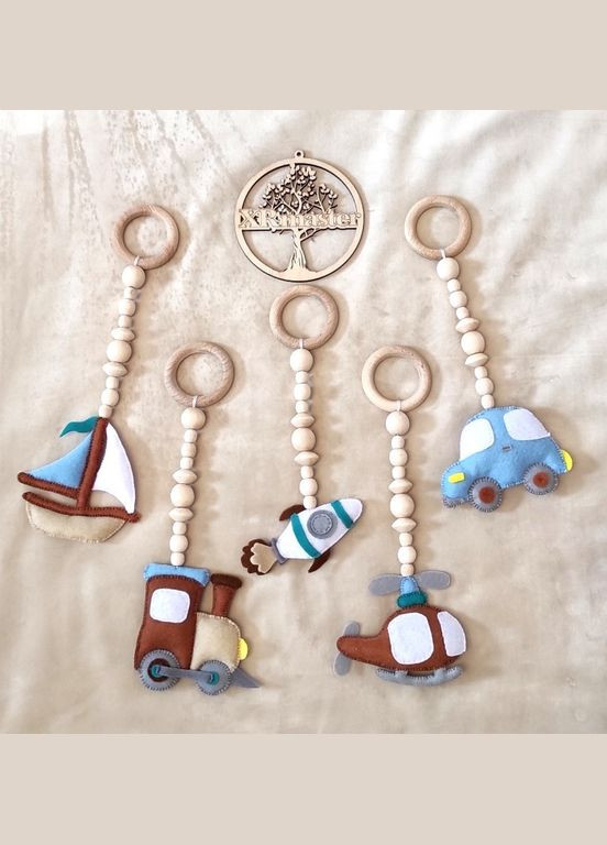 Мобіль дитячий, підлоговий, Бебі Джим + комплект підвісок Веселі мандри No Brand (316257113)