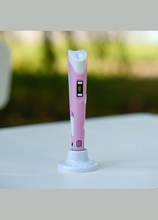Ручка 3DPen 2 c LCD дисплеєм Pink No Brand (280915930)