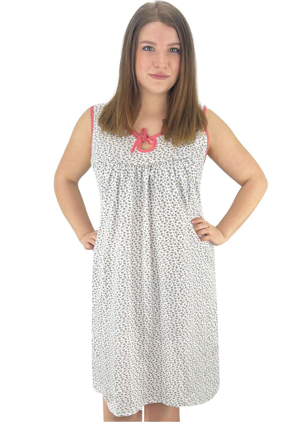Ночная сорочка женская капля цветы Жемчужина стилей 4104 (290679840)