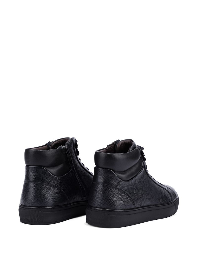 Синие осенние мужские ботинки 8587x-04-g12/d01r синий кожа MIRATON