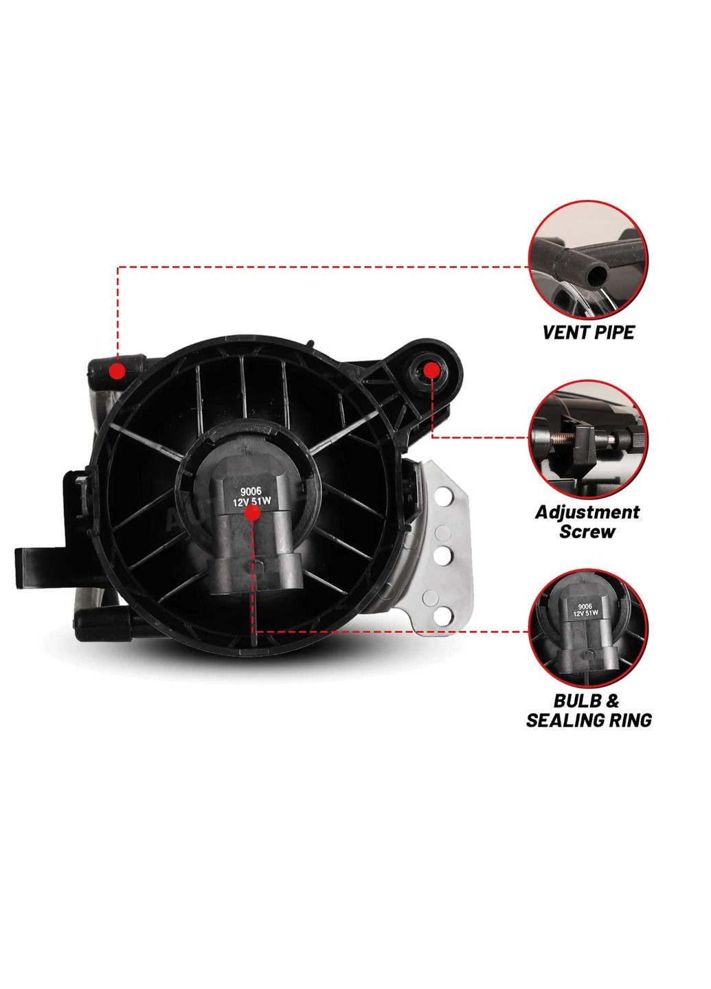 Протитуманні фари для BMW E60 E63 E83 E90 No Brand (338850302)