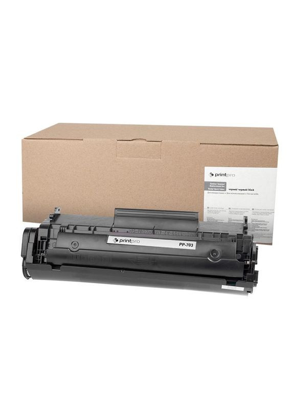 Картридж (PP-703) Canon LBP-2900/3000 Black (Q2612A/Canon 703/FX9/FX10) PrintPro (370616834)