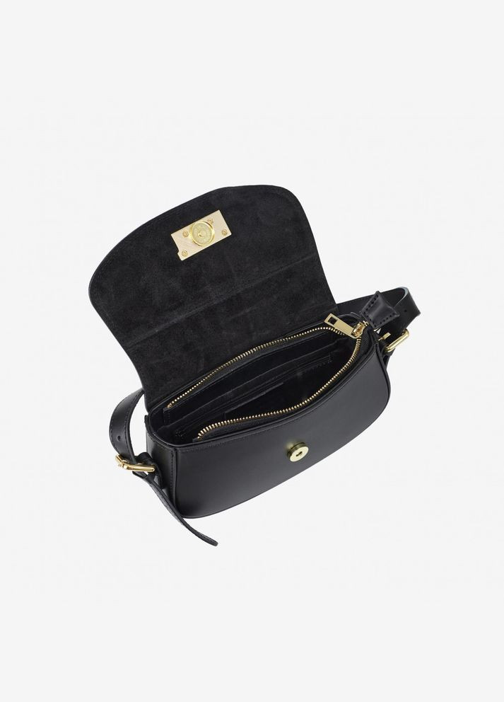 Кожаная женская сумка кросс-боди Вorsе in Рellе 3596_bl__Черный Borse in Pelle (307061816)