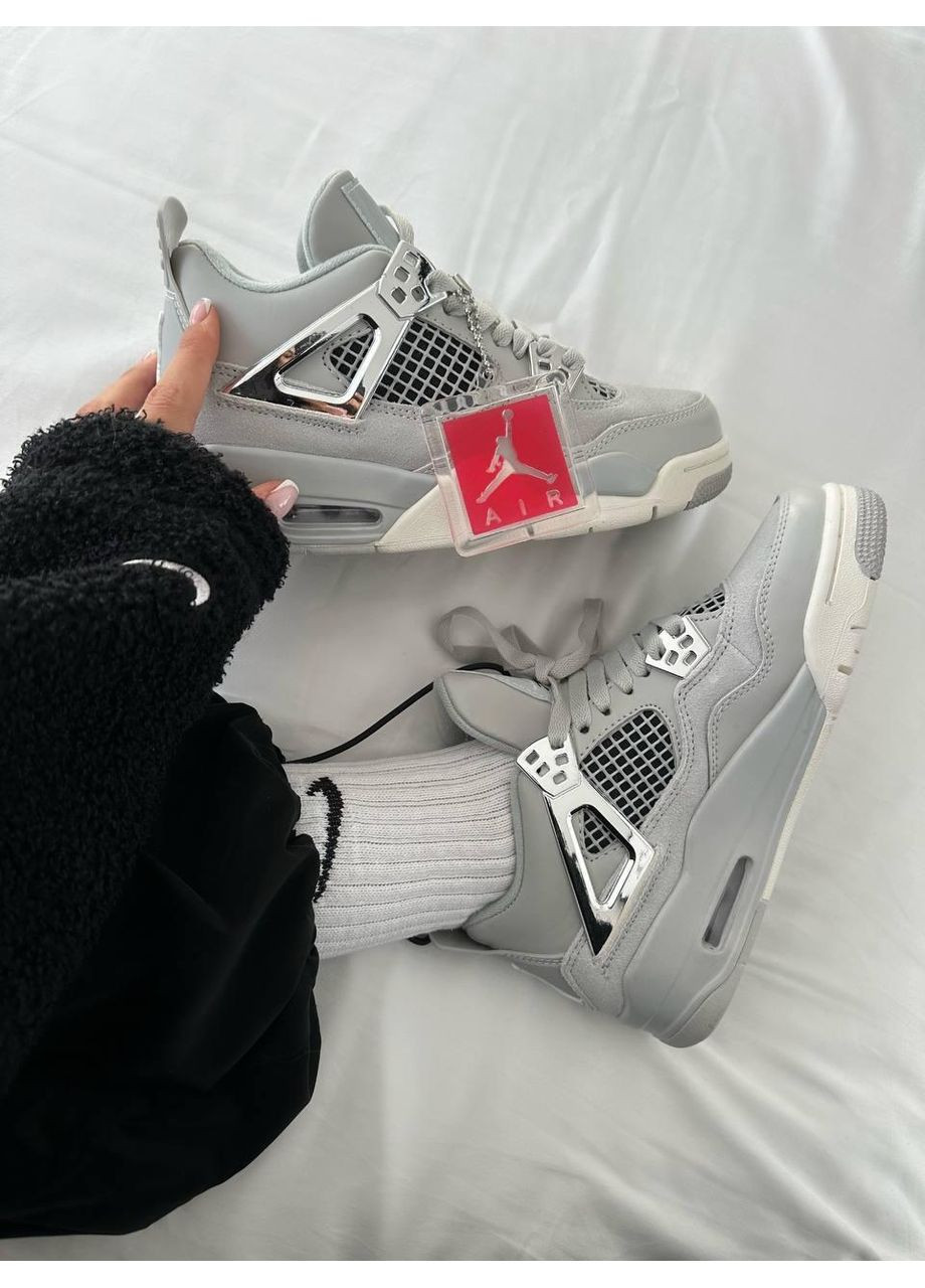 КРОССОВКИ ЖЕНСКИЕ NIKE AIR JORDAN 4 CRAFT НАЙК АИР ДЖОРДАН No Brand белые демисезоны (367114968)