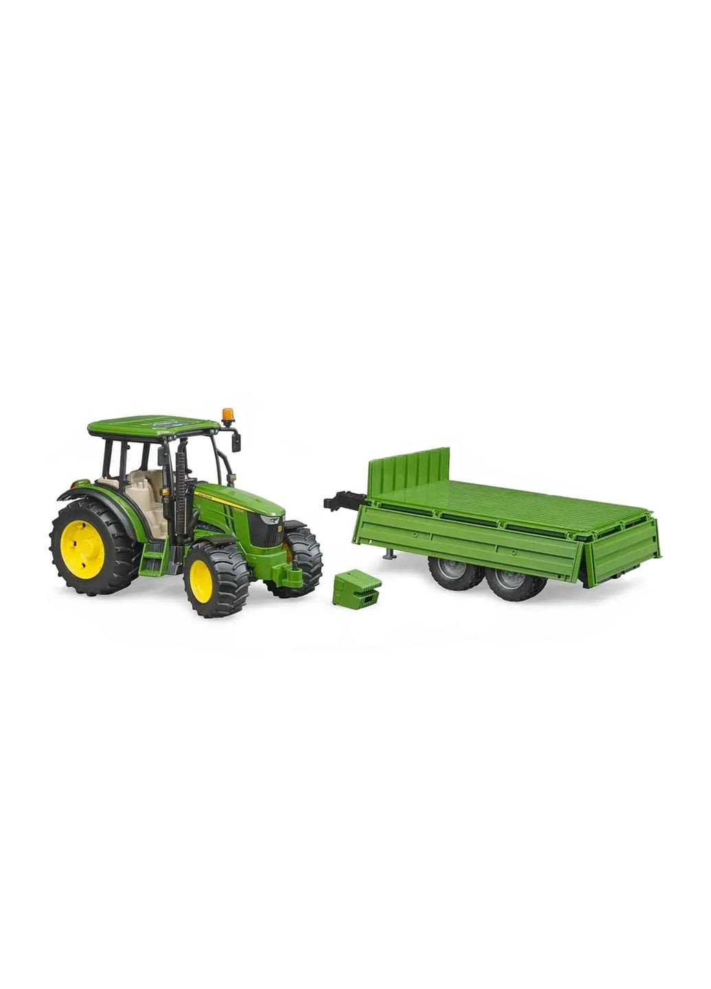 Игрушка трактор с прицепом цвет зеленый ЦБ-00250169 Bruder (293940684)