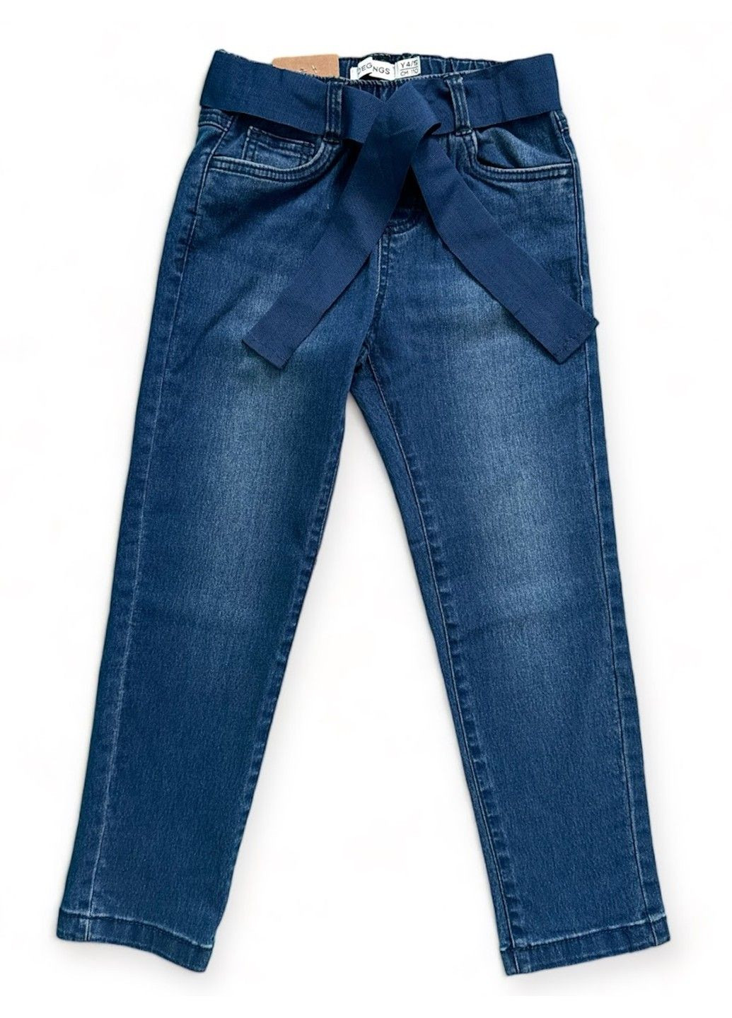 Синие джинсы прямые стрейчевые OVS