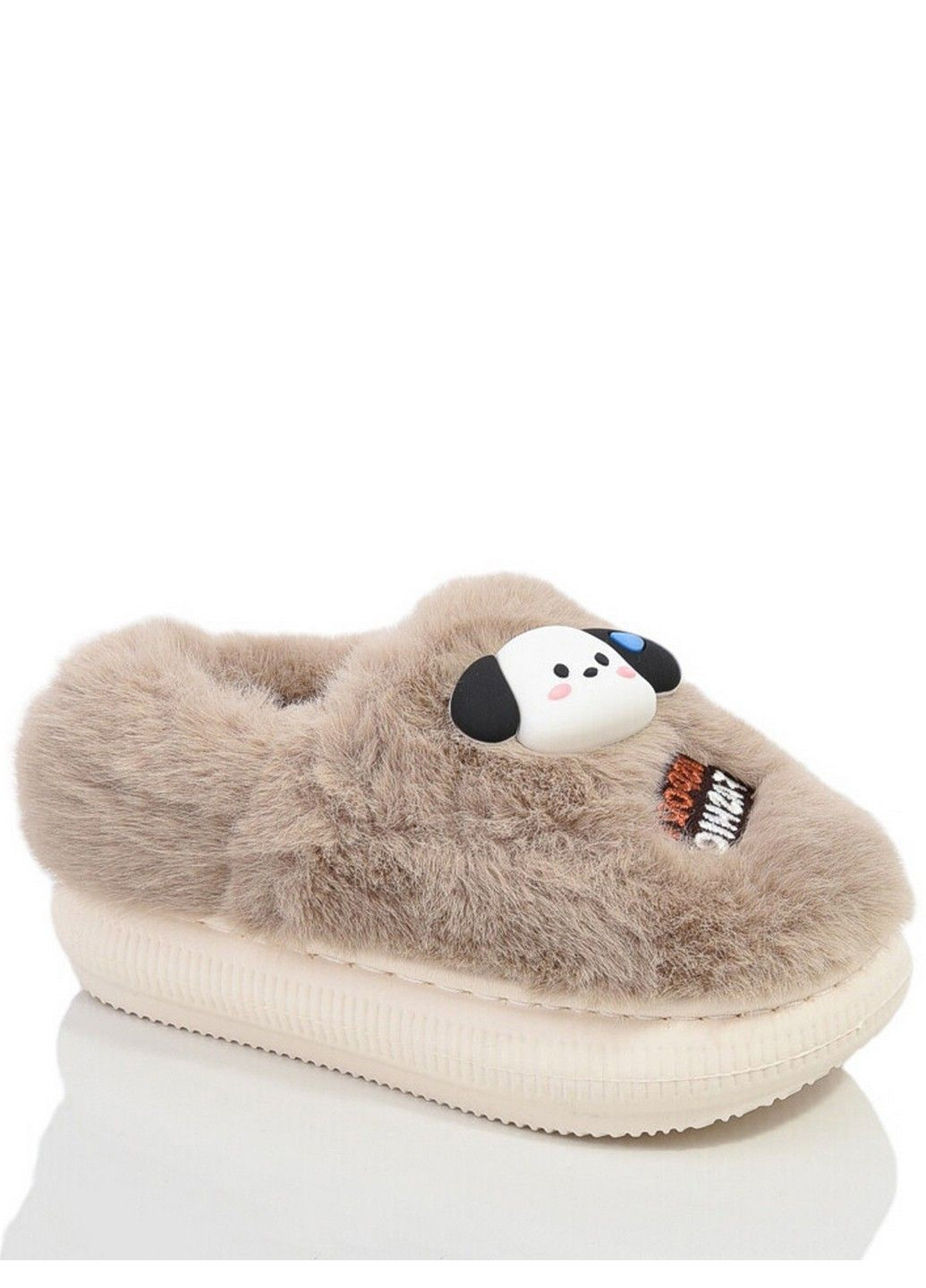 Бежевые комнатные тапочки m552-2 LuckLine