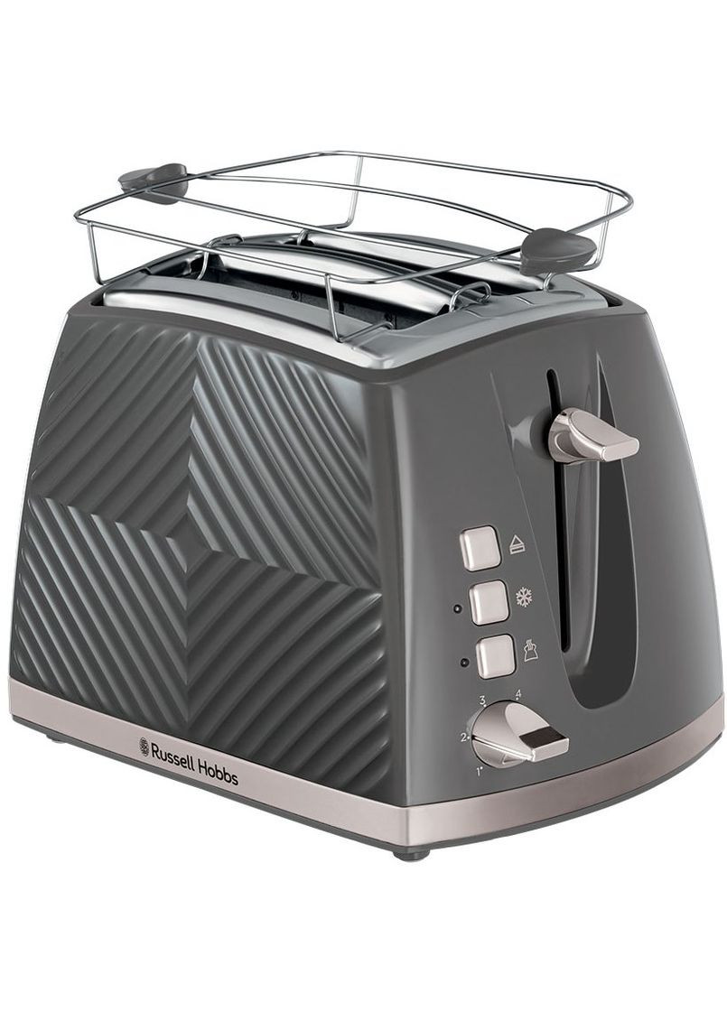 Тостер 2639256 Groove, серый Russell Hobbs (315434303)