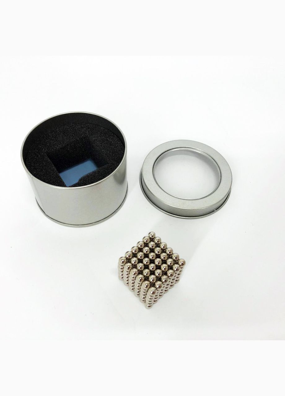 Магнитный конструктор-головоломка Нео Серебристый, Магнитный IG-778 куб 5мм Neocube (351486178)