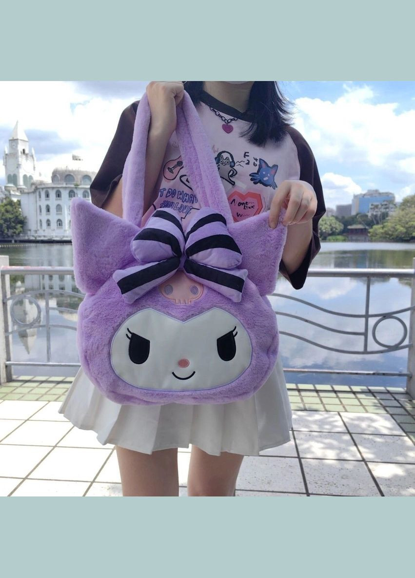 Куромі сумка м'яка Kuromi іграшкова сумка плюшева сумка Sanrio дитяча сумка Shantou (294207474)