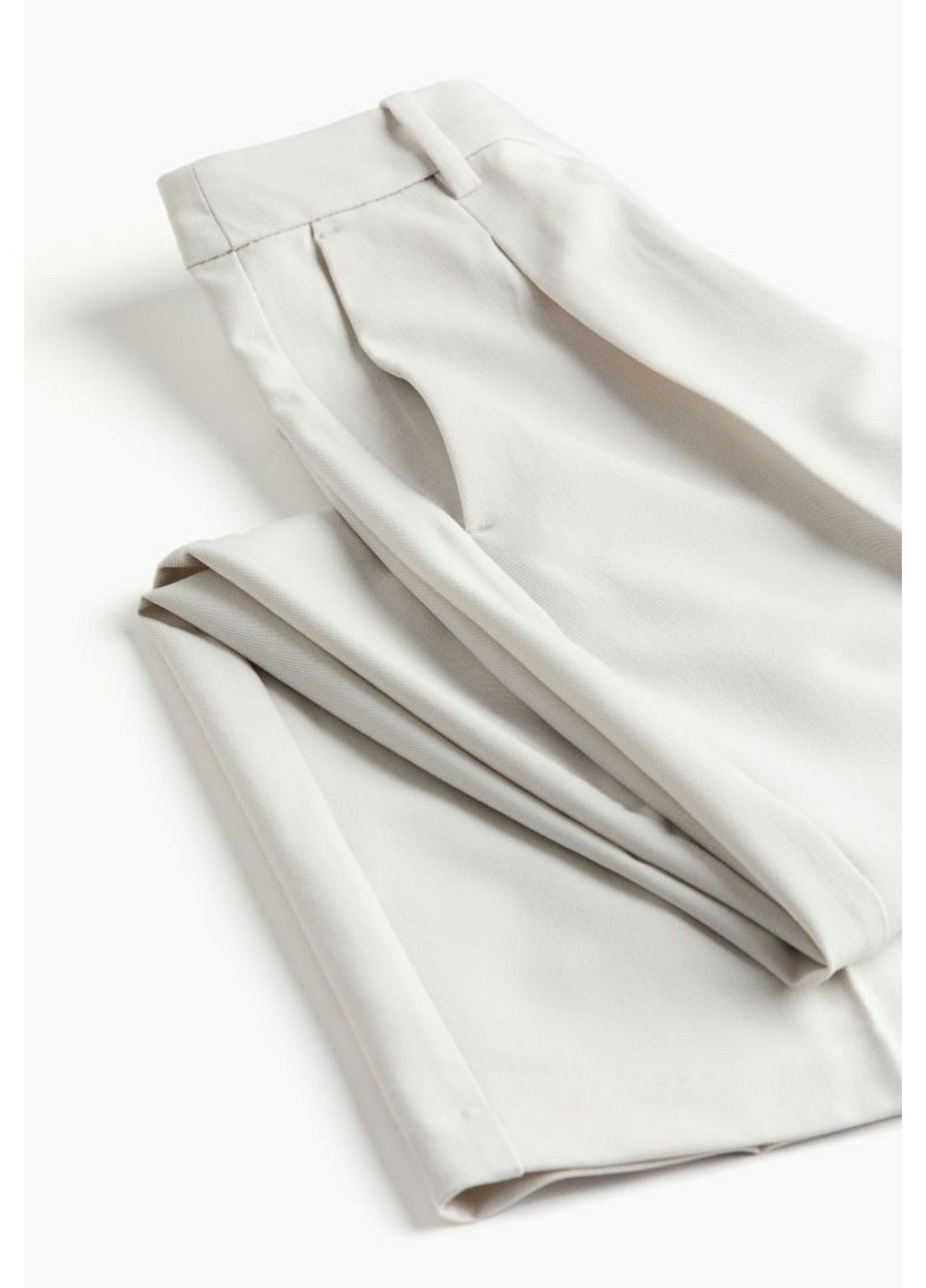 Женские широкие брюки Н&М (57167) M Светло-бежевые. H&M (294639369)