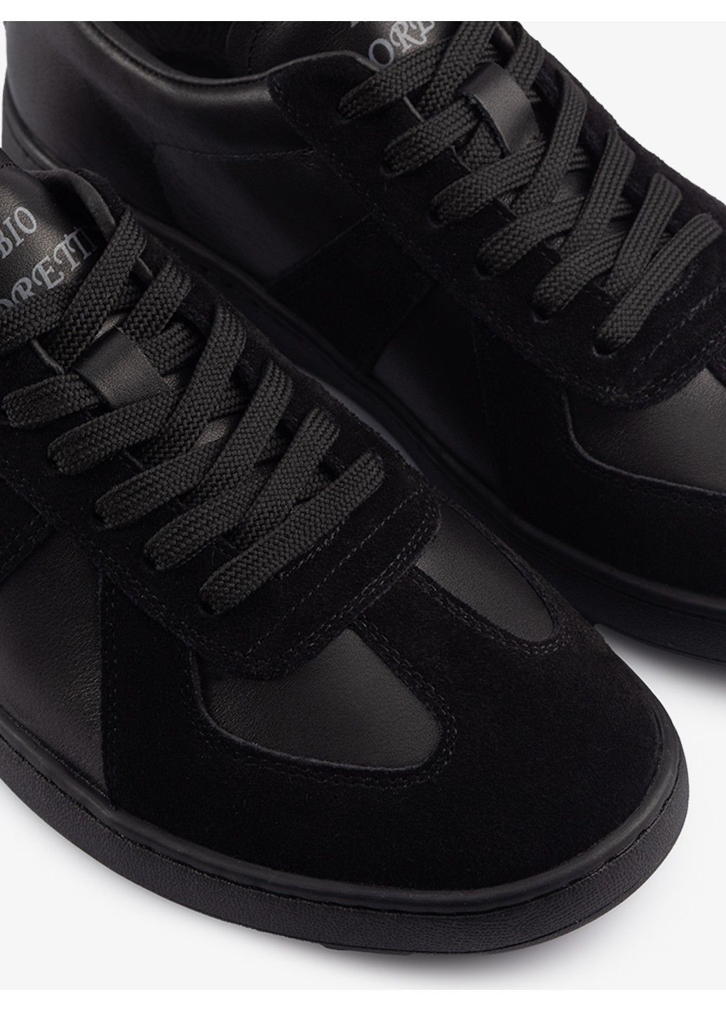 Черные демисезонные мужские кроссовки 1200141 Fabio Moretti