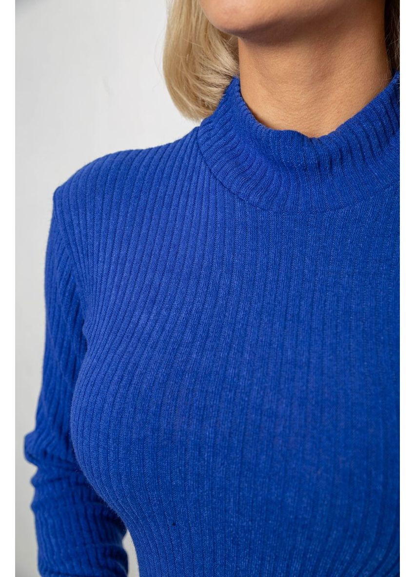 Синя сукня однотонна в рубчик, колір синій, 257r701 Ager