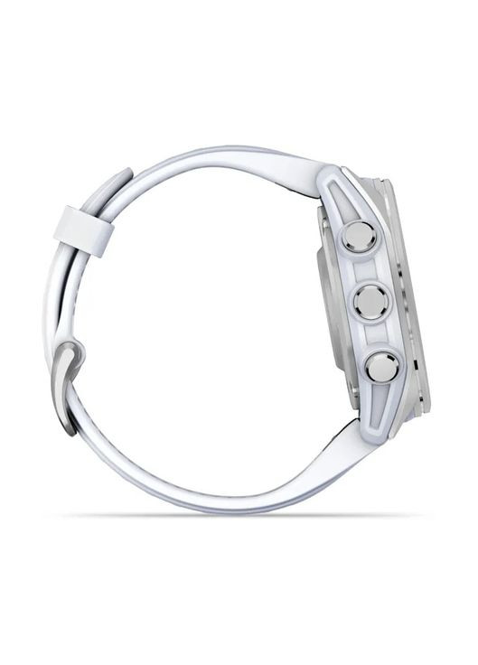Смарт-годинник Fenix 8 43mm AMOLED Silver with Whitestone Silicone (010-02903-06) Garmin (360401341)