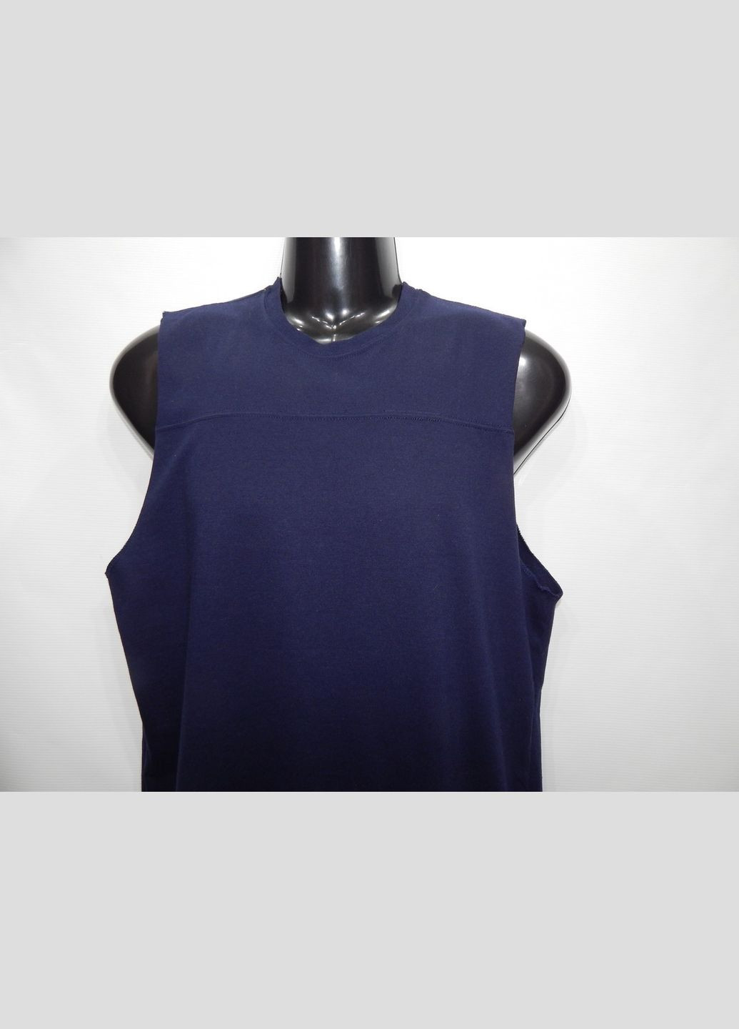 Синя чоловіча трикотажна футболка безрукавка alvin's island р.48 108mф (тільки в зазначеному розмірі, тільки 1 шт.) No Brand