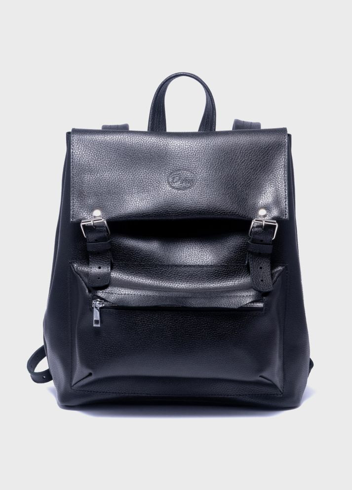 Чоловічий шкіряний рюкзак Чорний Флотар Dekey (351898974)