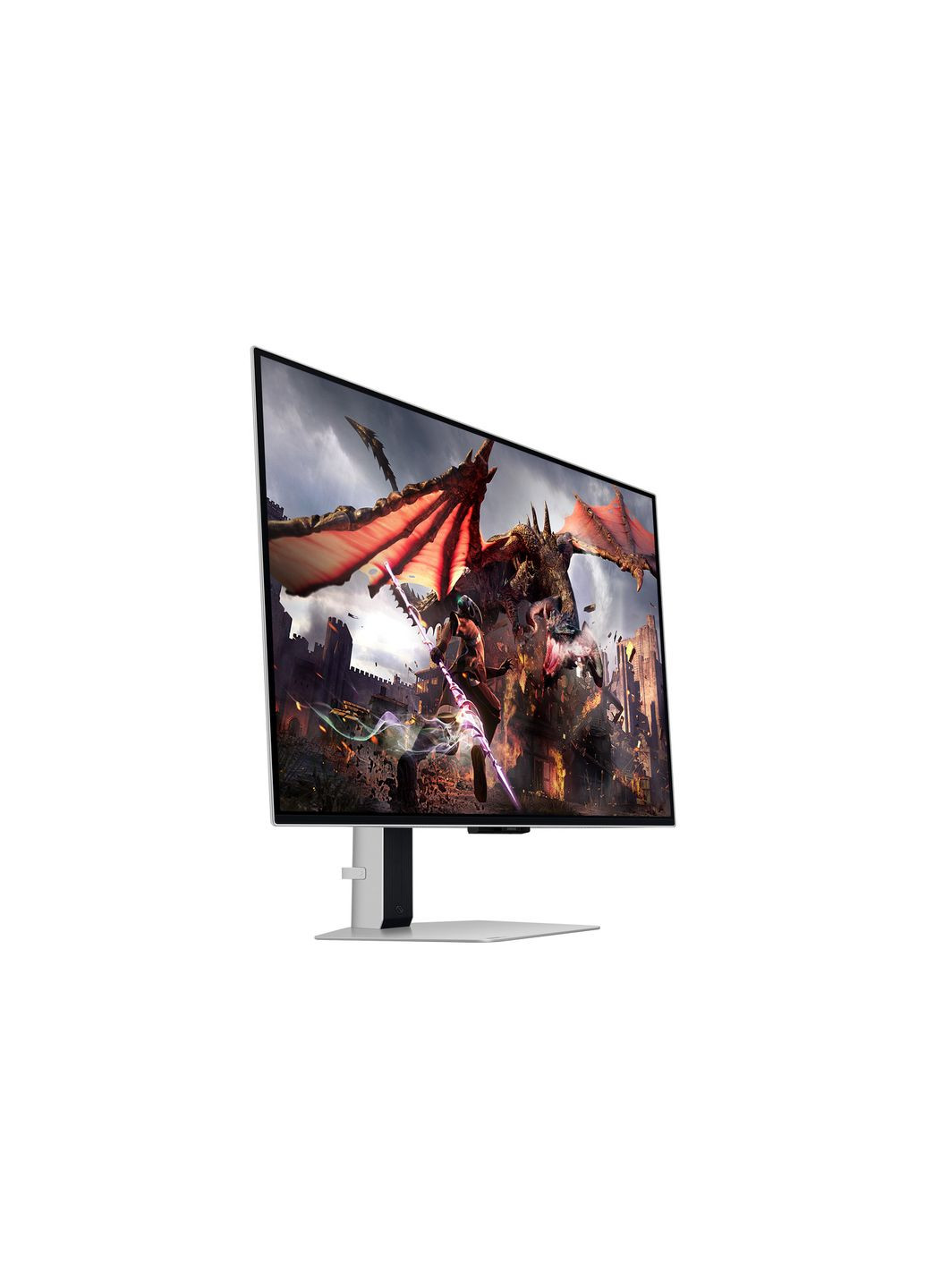Монітор LS32DG800SZXUA 32" Odyssey G80SD HDMI, DP, USB, Bluetooth, OLED, 3840x2160, 240Hz, 0.3ms, G-Sync Compatible Samsung (370605202)