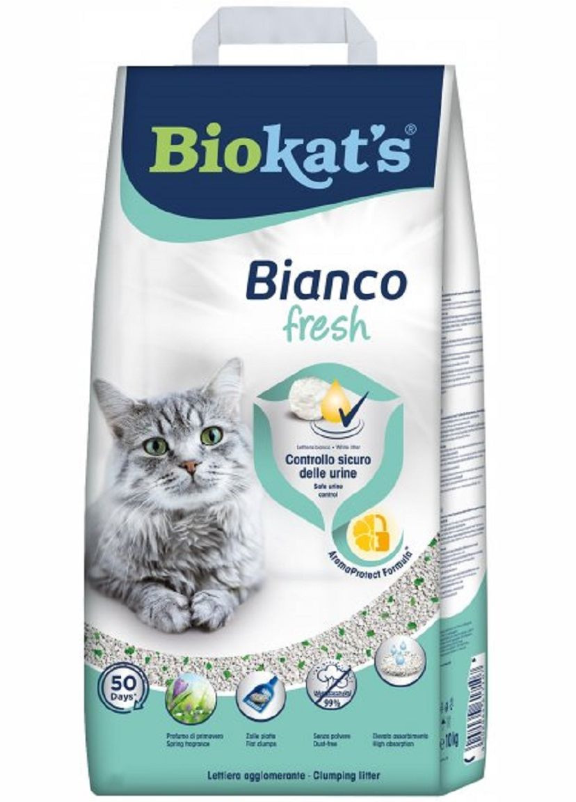 Наполнитель для кошачьего туалета Bianco Fresh 5 л (4002064617114) Biokat's (279571905)