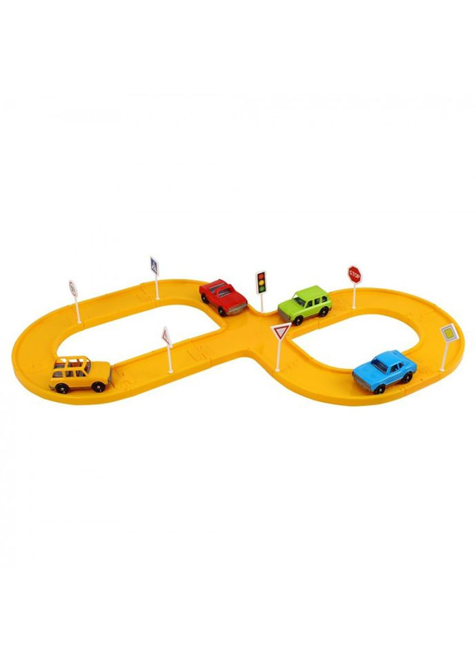 Дитячий іграшковий Автотрек 0747TXK 4 автомобілі ТехноК (364128990)