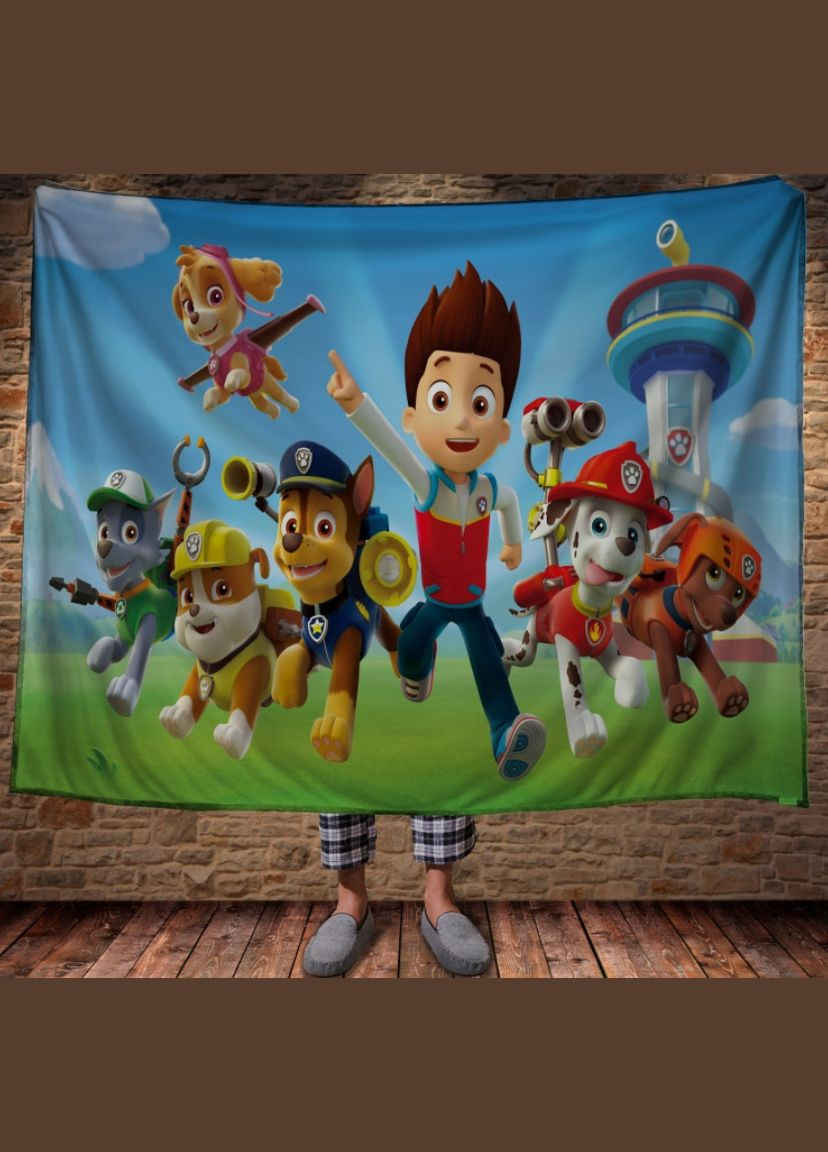 Плед з 3D принтом-Щенячий патруль PAW PATROL Перша Креативна мануфактура PERFECTUS Плед (301869576)