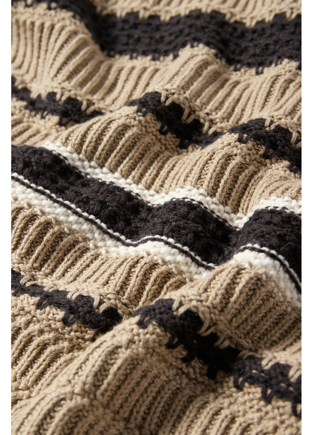 Бежевый демисезонный свитер из хлопка C&A