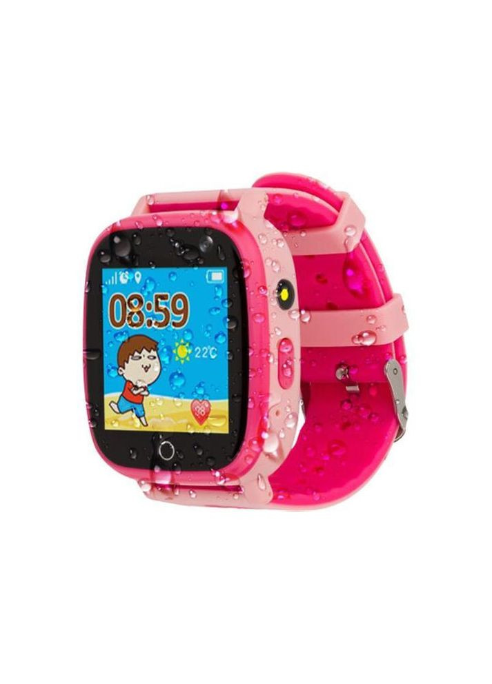 Дитячий смарт-годинник GO001 1.44" IP67, крокомір, моніторинг сну, 400мА·год, Pink Amigo (342061977)
