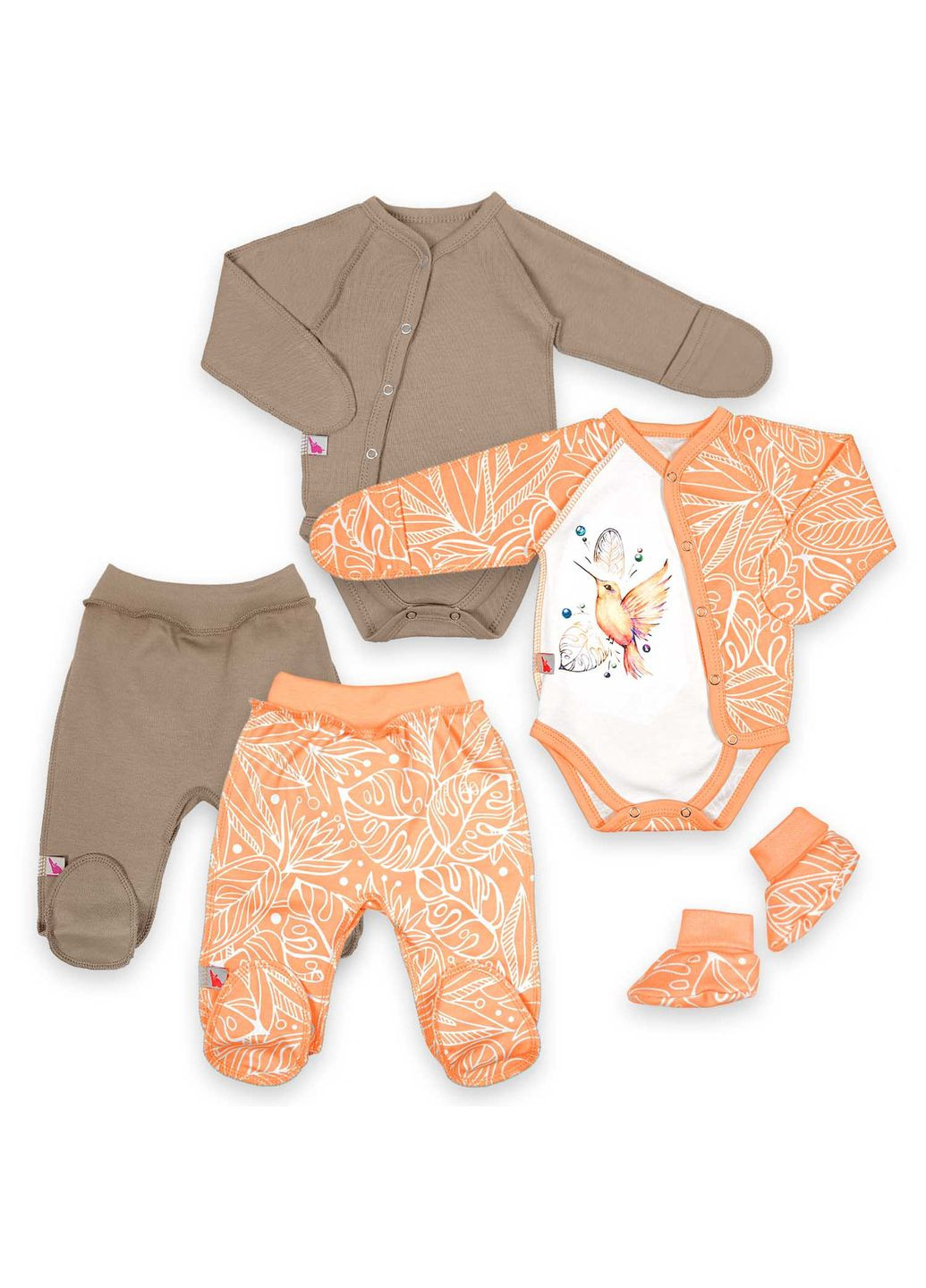 Комбинированный демисезонный набор в роддом из 13 предметов nectar и choco Tunes