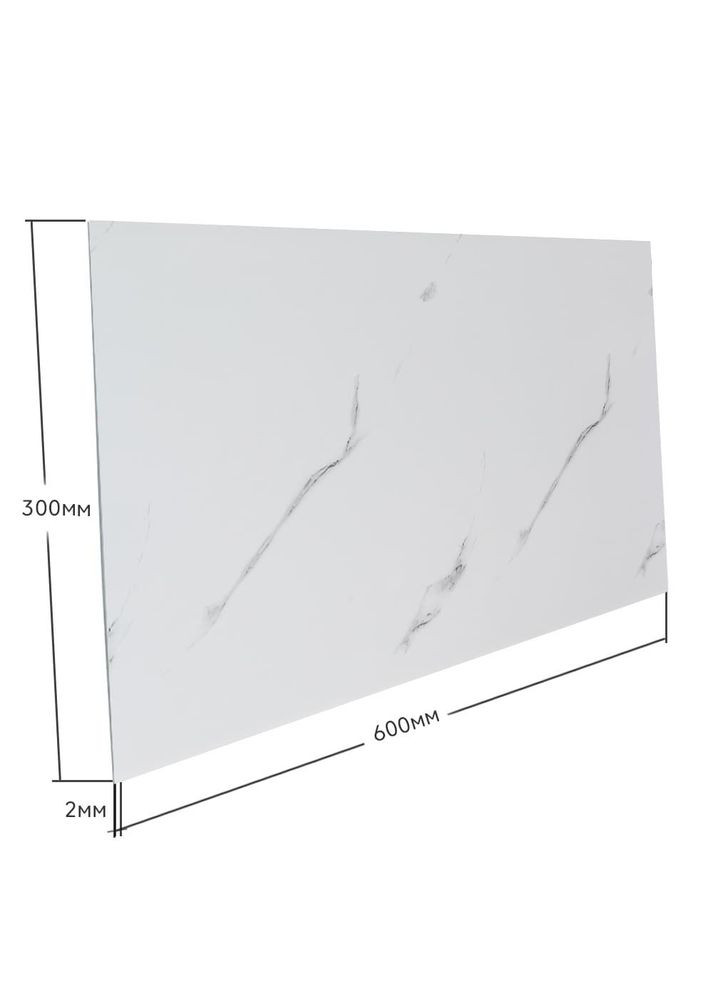Самоклеящаяся стеновая PET плитка под мрамор 600х300х2мм 3D Loft (326598642)