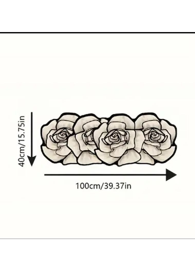 Коврик влагопоглощающий нескользящий No Brand фігурний 40/100 (363188085)
