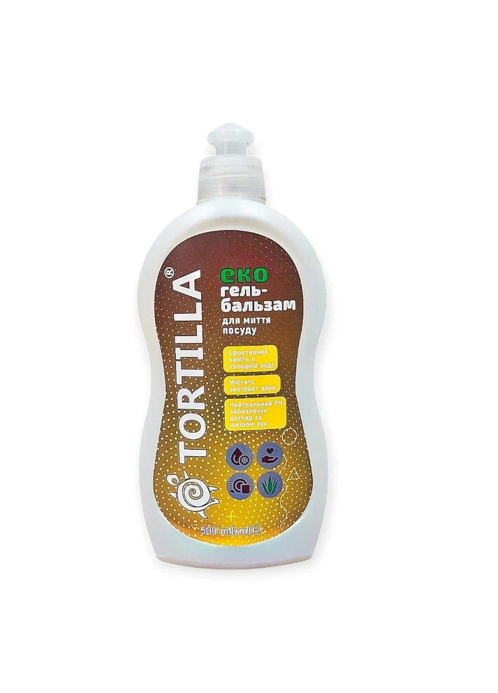 Экогель бальзам для мытья посуды 500 мл Tortilla (394694167)