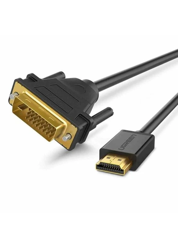 Перехідник HDMI to DVI 2K Cable Male to Male Black 1.5m Ugreen (388967508)