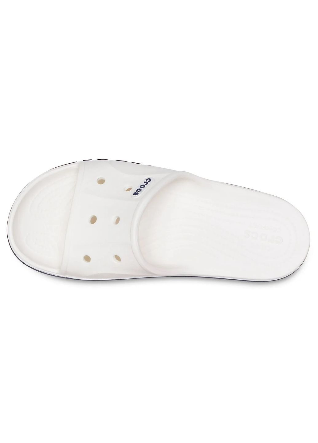 Белые пляжные шлепанцы slide white 2053924 Crocs
